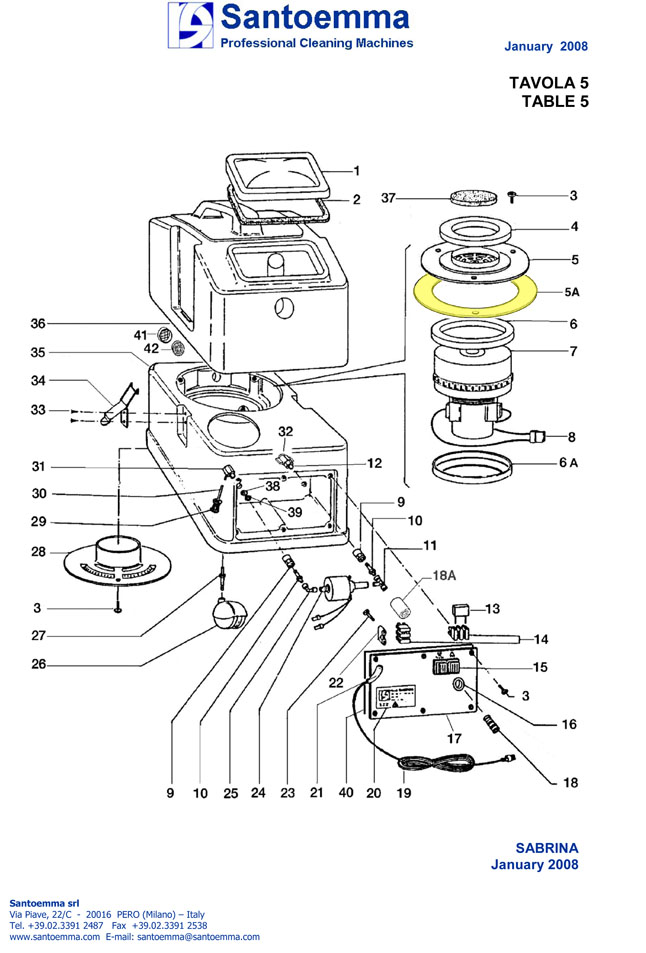 Gasket Flange/Upper tank